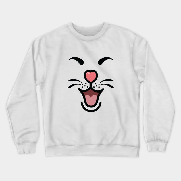 Funny Cat Crewneck Sweatshirt by EpicMums